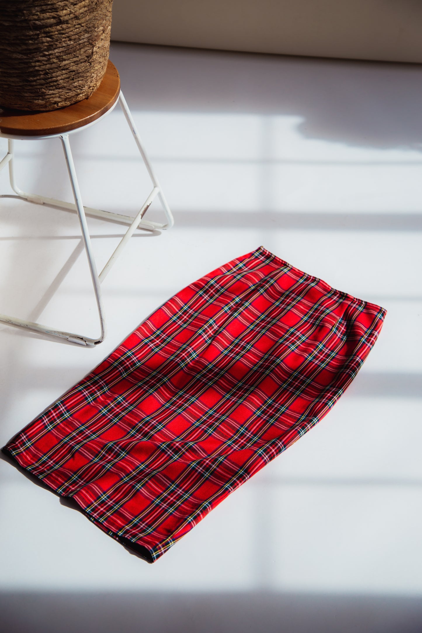 Tartan Midi Skirt